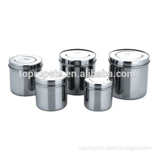 stainles steel ointment Jar,med jar
